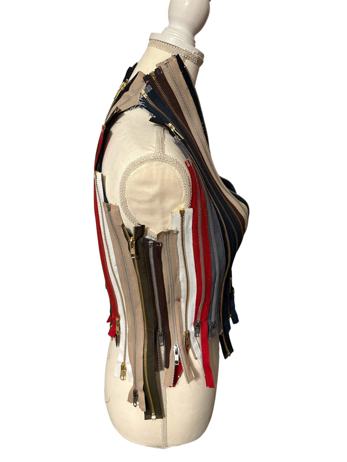 Exalté Cropped Zipper Top